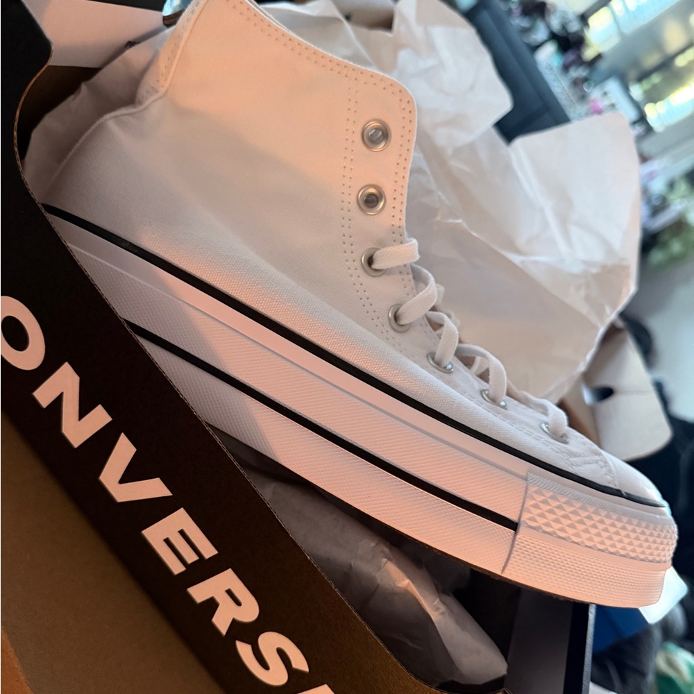 Converse White High-Tops